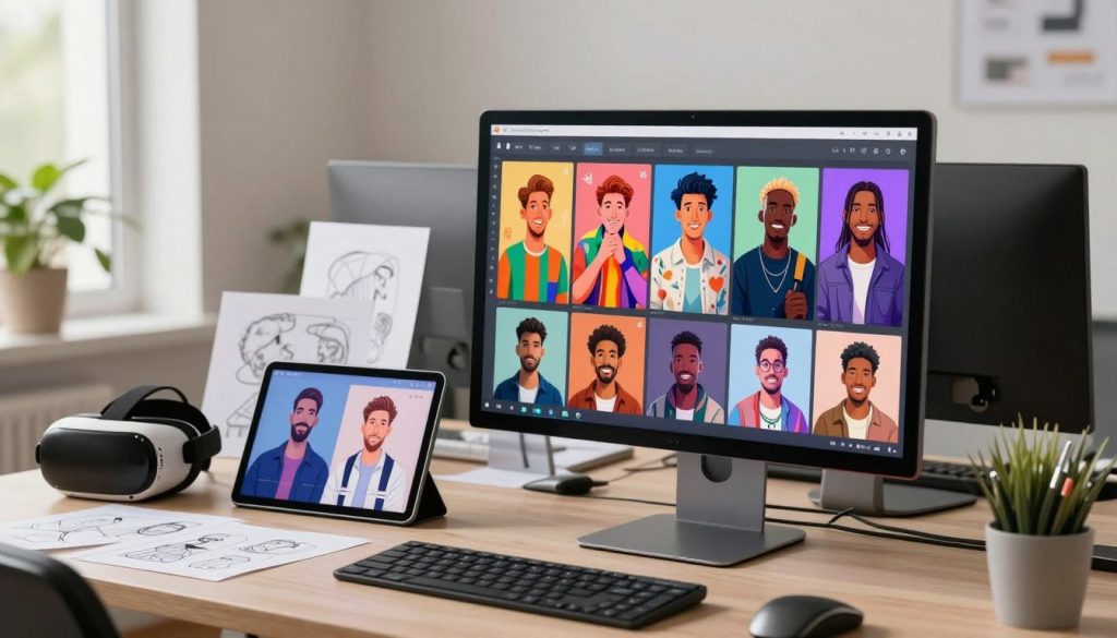 AI-generated gay content forms